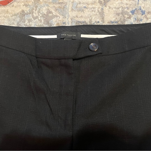 Ann Taylor Women's 4 Small S Black Trouser Pants - Picture 6 of 9